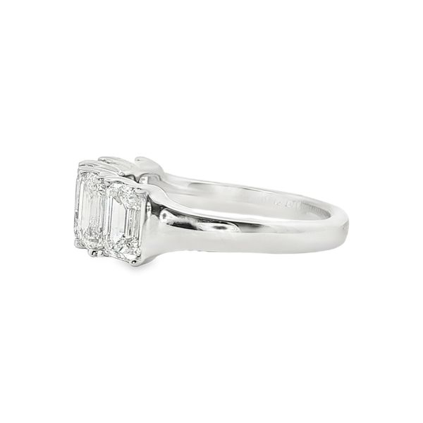 Lab Grown Emerald Cut Diamond Ring Image 2 Don's Jewelry & Design Washington, IA