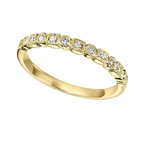 14kt Yellow Gold Diamond Stackable Ring Don's Jewelry & Design Washington, IA