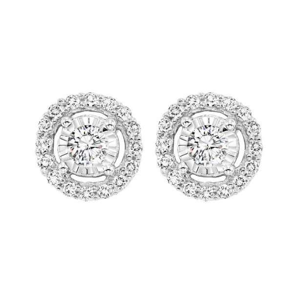 14kt White Gold Diamond Earrings Don's Jewelry & Design Washington, IA