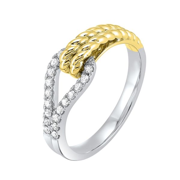 14kt Yellow and White Gold Diamond Ring Don's Jewelry & Design Washington, IA
