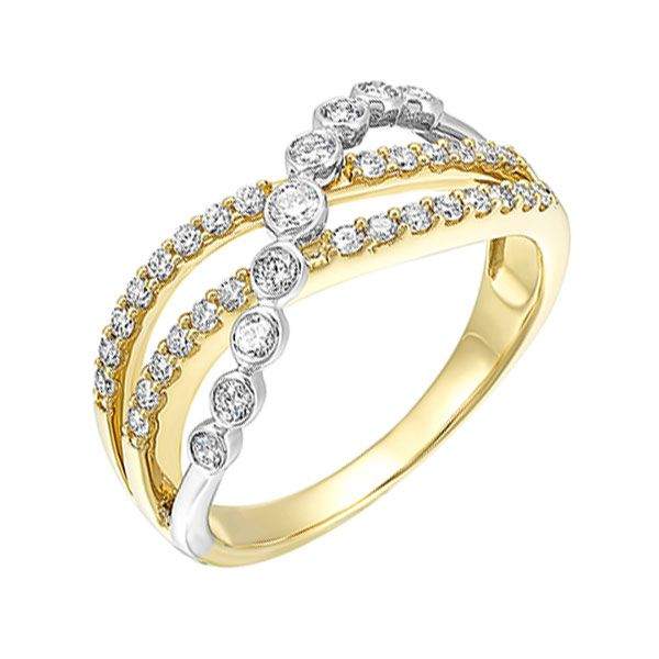 Buy Avsar 18KT Yellow Gold and American Diamond Ring for Women at Amazon.in