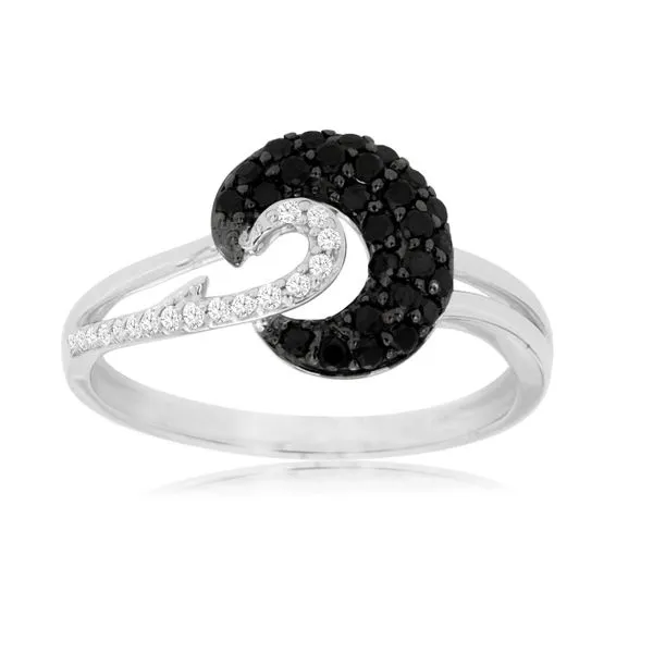 14kt White Gold Black Diamond Ring Don's Jewelry & Design Washington, IA