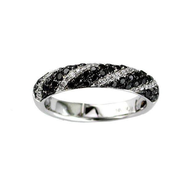 14kt White Gold Black Ring Don's Jewelry & Design Washington, IA