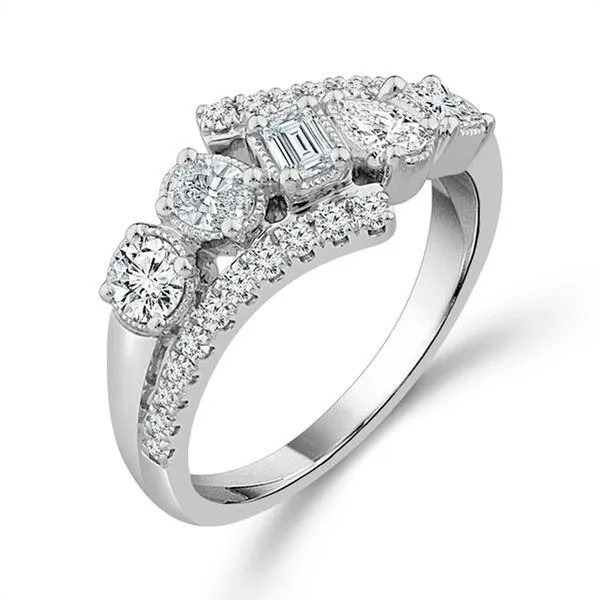10kt White Gold Diamond Ring Image 2 Don's Jewelry & Design Washington, IA