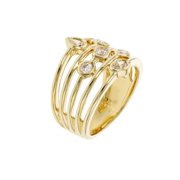 14kt Yellow Gold Diamond Ring Image 2 Don's Jewelry & Design Washington, IA