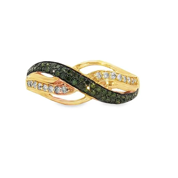 14kt Gold Fancy Green Diamond Ring Don's Jewelry & Design Washington, IA