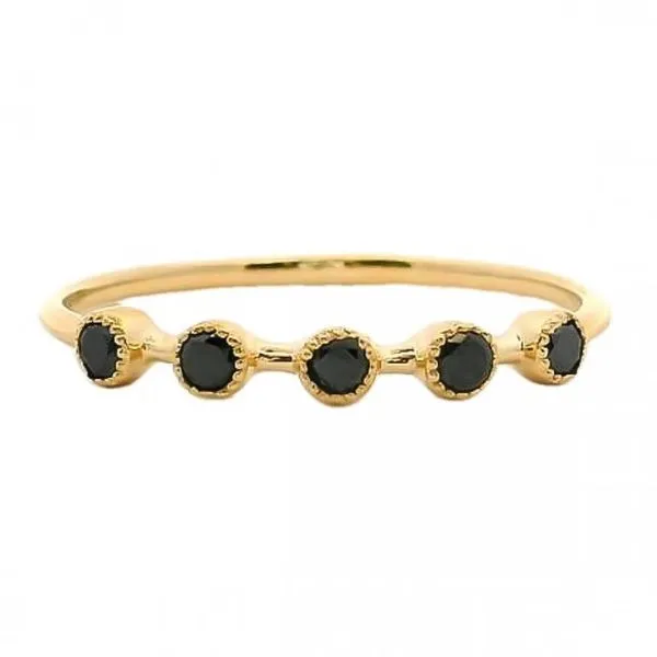 Gold Black Diamond Ring Don's Jewelry & Design Washington, IA