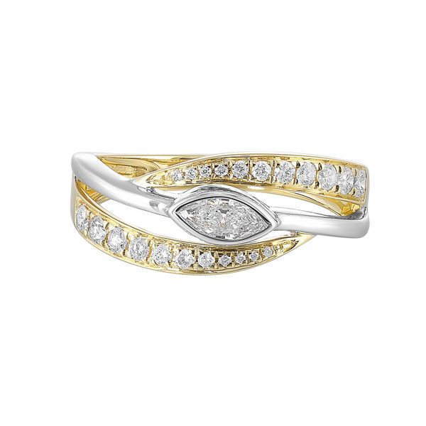 14kt Two Tone Diamond Ring Don's Jewelry & Design Washington, IA