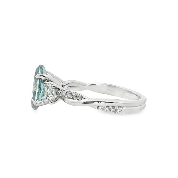 Lab Grown Blue Diamond Ring Image 2 Don's Jewelry & Design Washington, IA