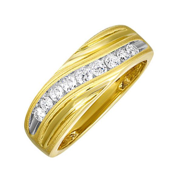 Mens Diamond Ring in 14kt Yellow Gold (1/2ct tw) – Day's Jewelers