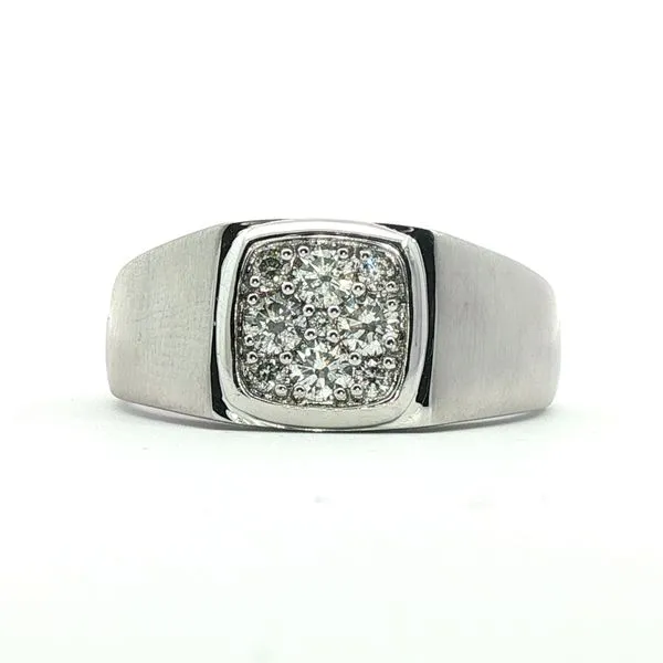 14kt White Gold Men's Diamond Ring Don's Jewelry & Design Washington, IA