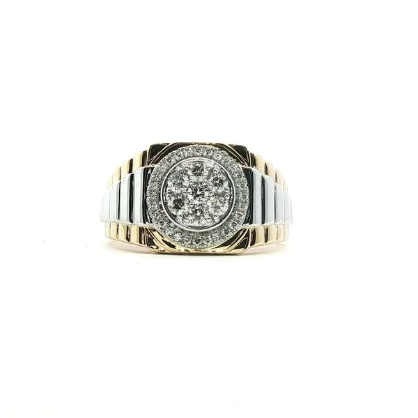 14kt Two Tone Men's Diamond Ring Don's Jewelry & Design Washington, IA