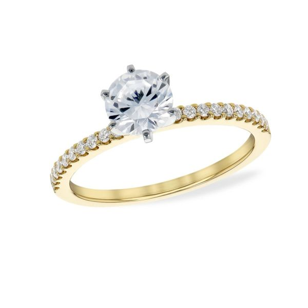 14kt Yellow Gold Diamond Semi-Mount Engagement Ring Don's Jewelry & Design Washington, IA
