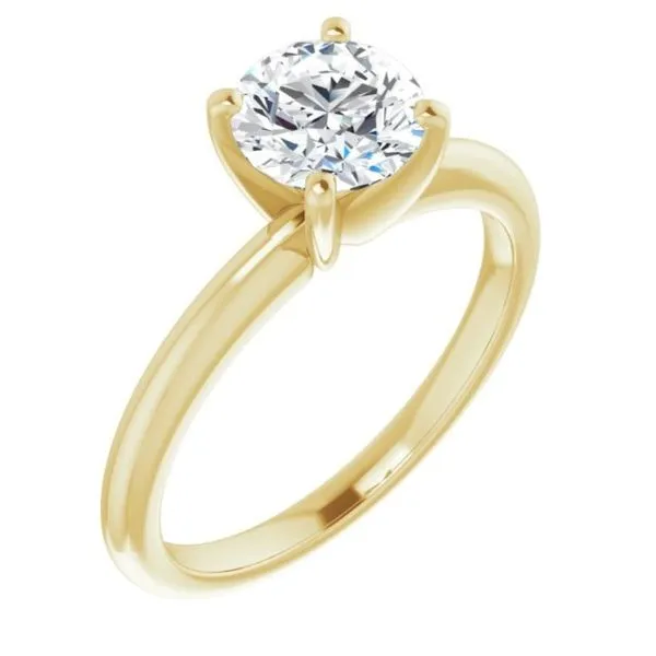 14kt Yellow Gold Solitaire Engagement Ring Don's Jewelry & Design Washington, IA