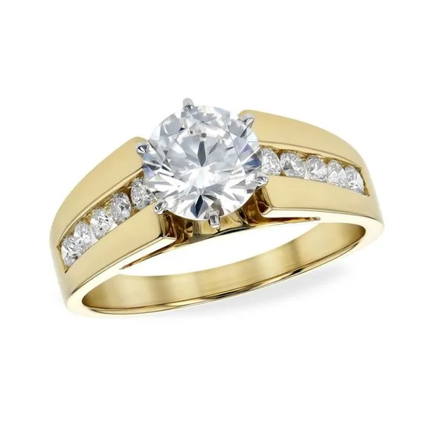 14kt Yellow Gold Diamond Semi-Mount Ring Don's Jewelry & Design Washington, IA