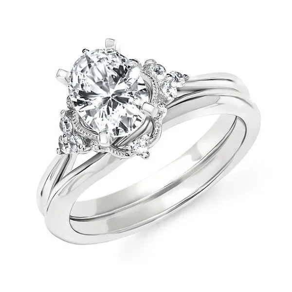14kt White Gold Diamond Semi-Mount Engagment Ring Image 2 Don's Jewelry & Design Washington, IA