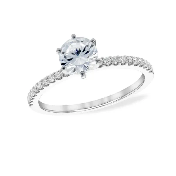 14kt White Gold Semi-Mount Engagement Ring Don's Jewelry & Design Washington, IA