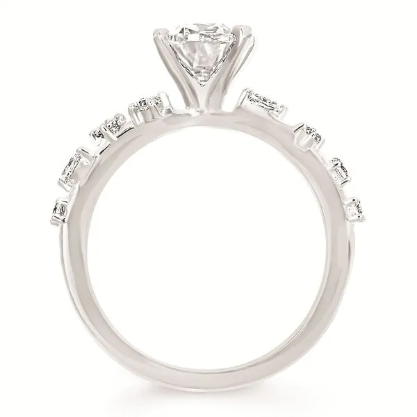 14kt White Gold Diamond Semi-Mount Ring Image 2 Don's Jewelry & Design Washington, IA