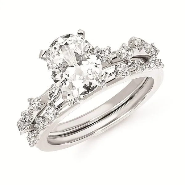 14kt White Gold Diamond Semi-Mount Ring Image 3 Don's Jewelry & Design Washington, IA