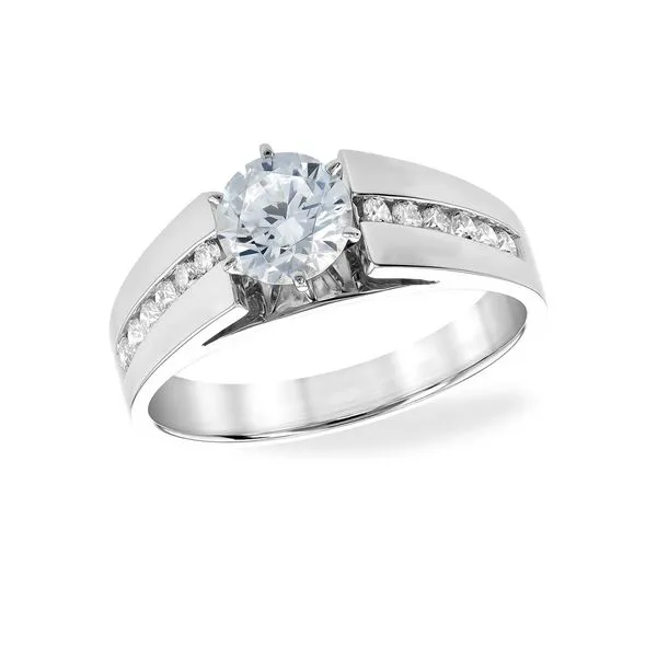 14kt White Gold Diamond Semi-Mount Ring Don's Jewelry & Design Washington, IA