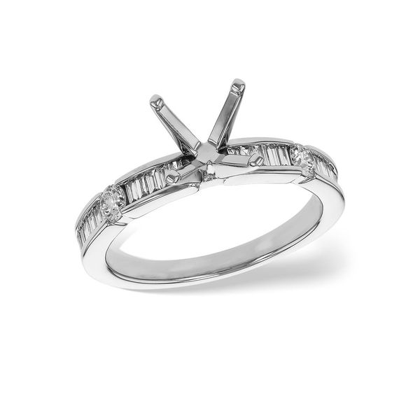 14kt White Gold Semi-Mount Ring Don's Jewelry & Design Washington, IA