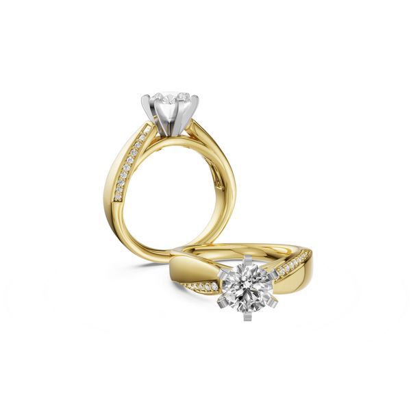 Gold Semi-Mount Diamond Ring Image 2 Don's Jewelry & Design Washington, IA