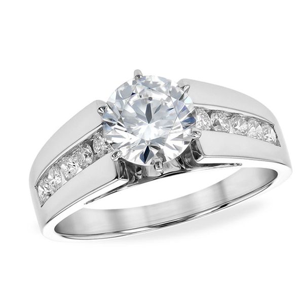 14kt White Gold Semi-Mount Ring Don's Jewelry & Design Washington, IA