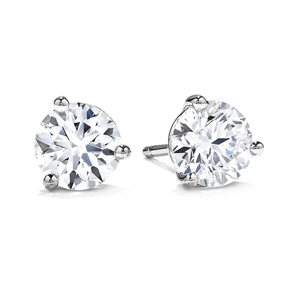 14kt White Gold 1/10ct Diamond Stud Earrings Don's Jewelry & Design Washington, IA