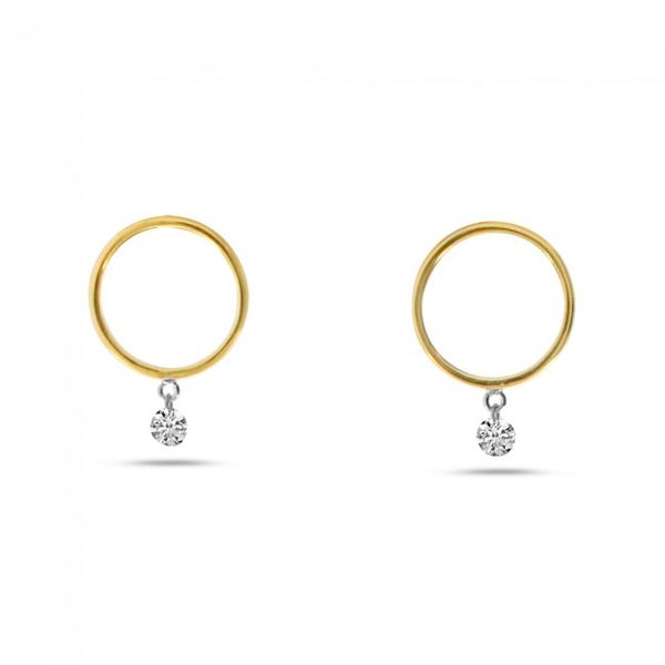 14kt Yellow Gold Diamond Earrings Don's Jewelry & Design Washington, IA