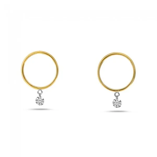 14kt Yellow Gold Diamond Earrings Don's Jewelry & Design Washington, IA