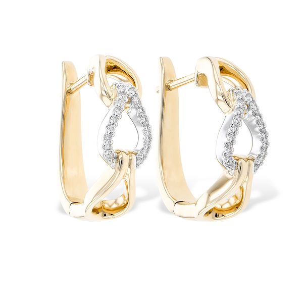 14kt Diamond Hoop Earrings Don's Jewelry & Design Washington, IA