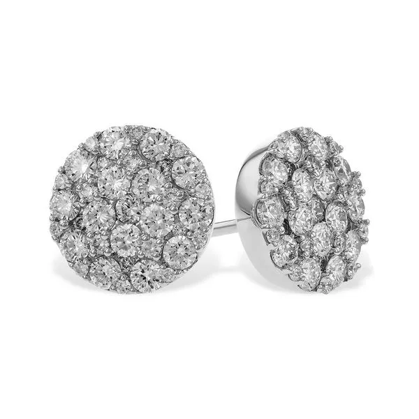 14kt White Gold Diamond Stud Earrings Don's Jewelry & Design Washington, IA