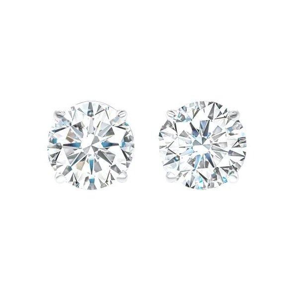 14kt White Gold Diamond Earrings Don's Jewelry & Design Washington, IA