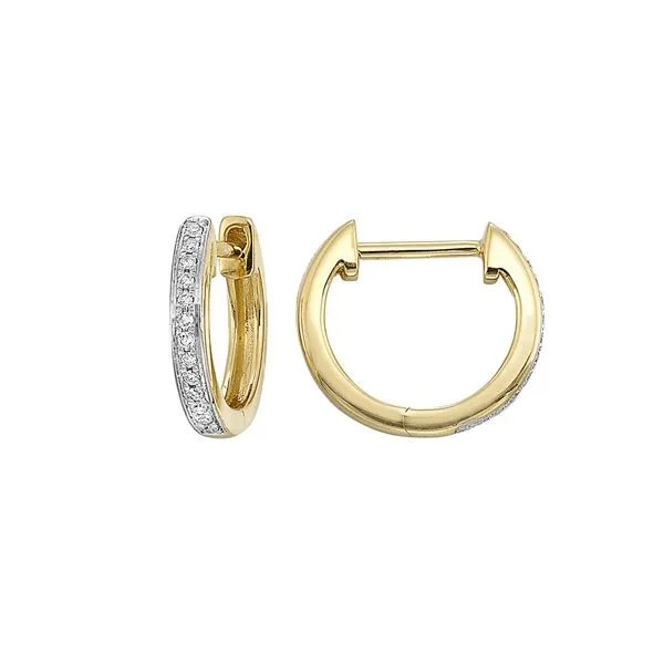 14kt Yellow Gold Hoop Earrings Don's Jewelry & Design Washington, IA