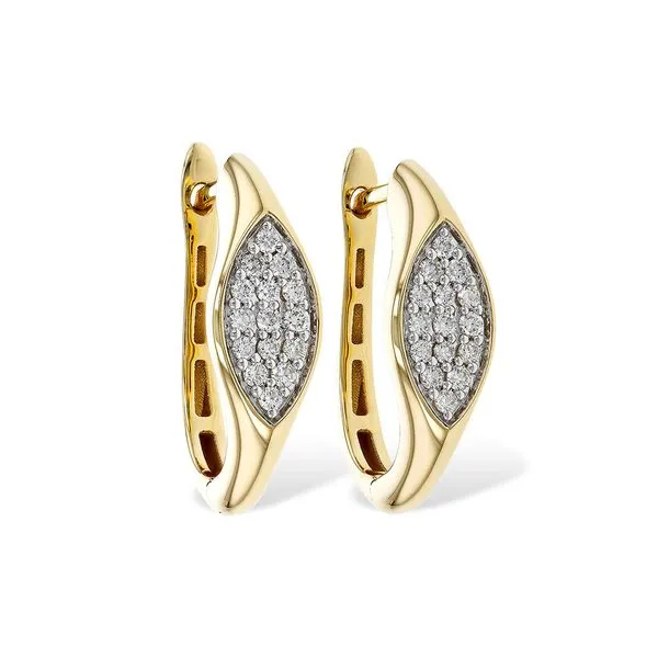 14kt Yellow Gold Diamond Earrings Don's Jewelry & Design Washington, IA