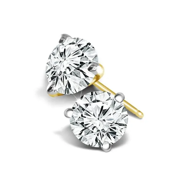 14kt Gold Diamond Stud Earrings Don's Jewelry & Design Washington, IA