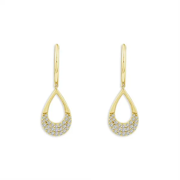 10kt Yellow Gold Diamond Earrings Don's Jewelry & Design Washington, IA