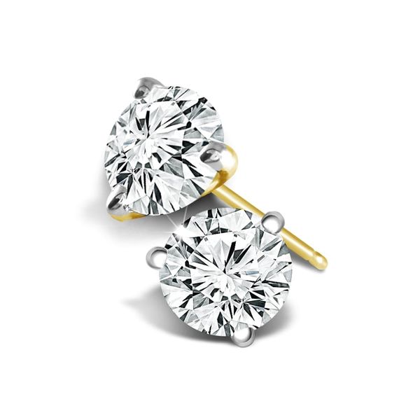 14kt Gold Diamond Stud Earrings Don's Jewelry & Design Washington, IA