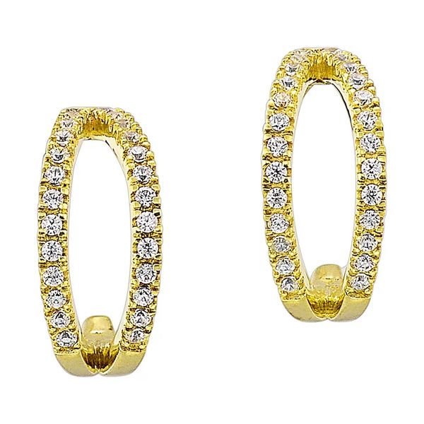 Gold Diamond Earrings Don's Jewelry & Design Washington, IA