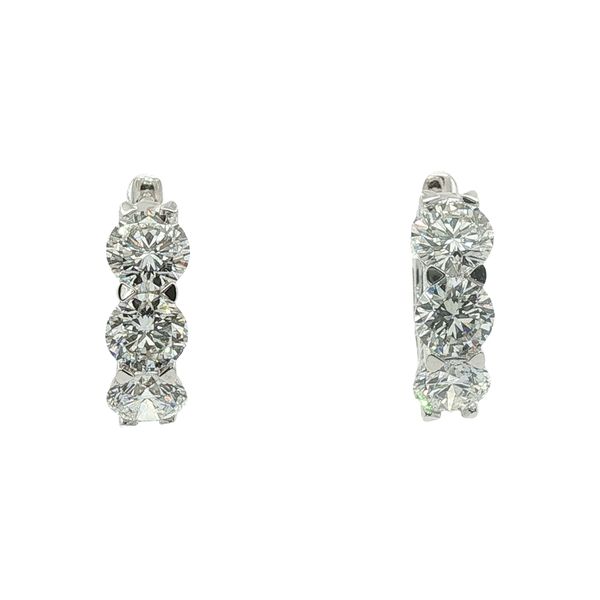 Lab Grown Diamond Hoop Earrings Don's Jewelry & Design Washington, IA