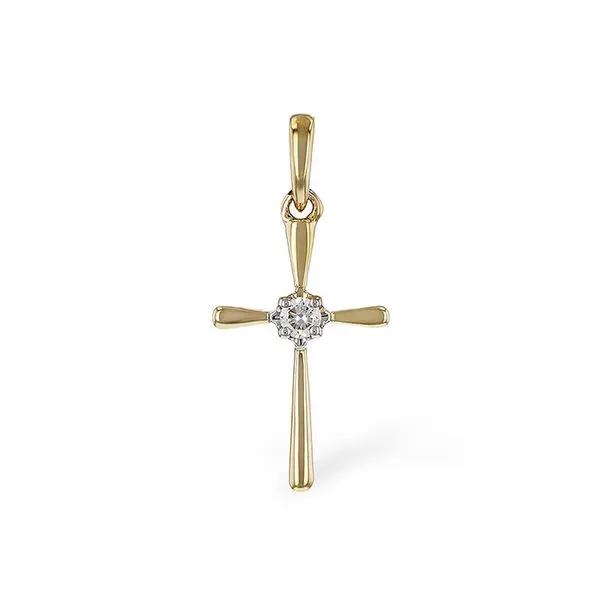 14kt Yellow Gold Diamond Pendant Don's Jewelry & Design Washington, IA