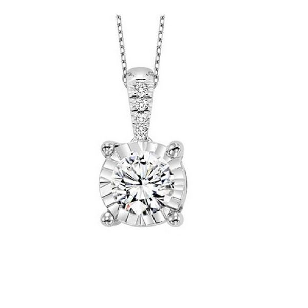 14kt White Gold 1/10ct Diamond Necklace Don's Jewelry & Design Washington, IA