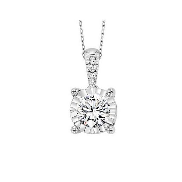 14kt White Gold 1/2ct Diamond Necklace Don's Jewelry & Design Washington, IA