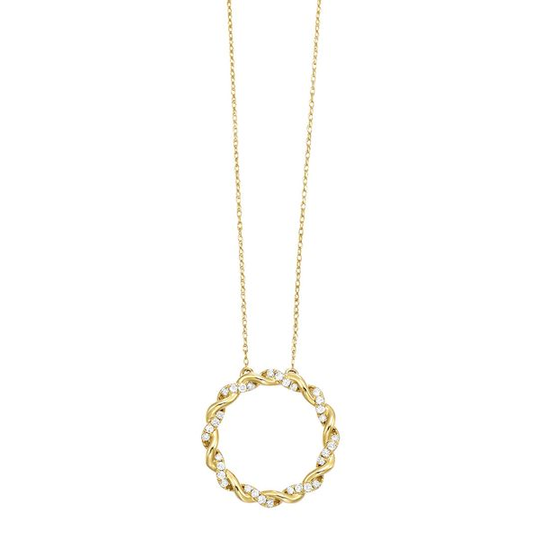 10kt Yellow Gold Diamond Necklace Don's Jewelry & Design Washington, IA