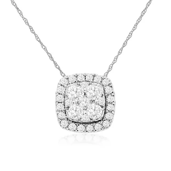 14kt White Gold Diamond Necklace Don's Jewelry & Design Washington, IA
