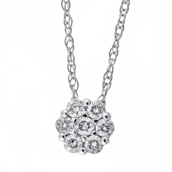 14kt White Gold Diamond Necklace Don's Jewelry & Design Washington, IA