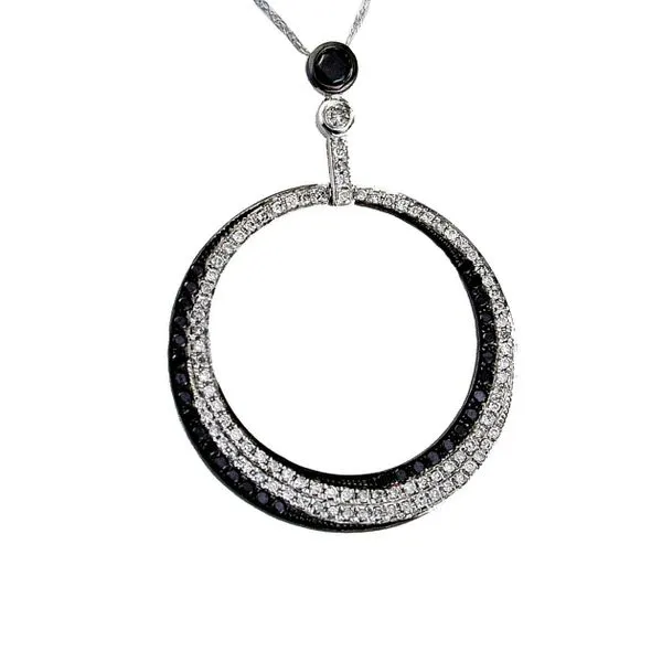 14kt White Gold Black Diamond Necklace Don's Jewelry & Design Washington, IA