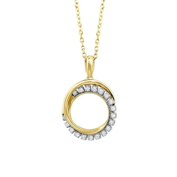 10kt Yellow Gold Diamond Necklace Don's Jewelry & Design Washington, IA