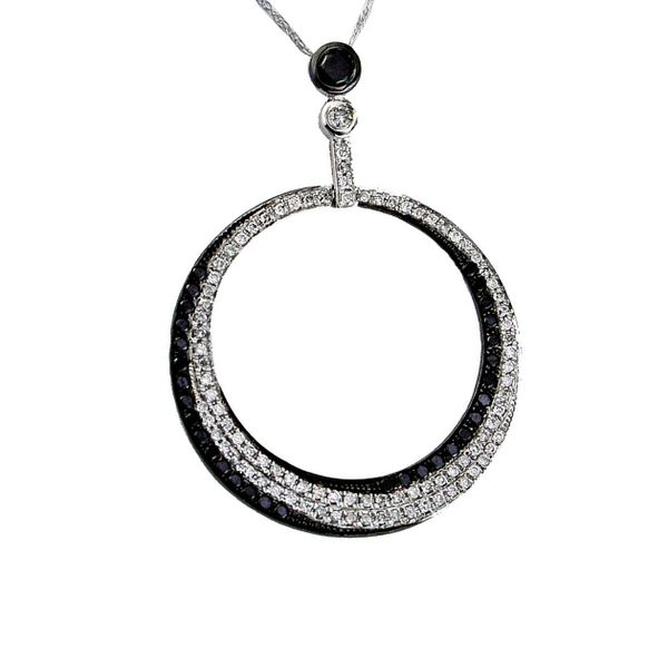 14kt White Gold Black Diamond Necklace Don's Jewelry & Design Washington, IA