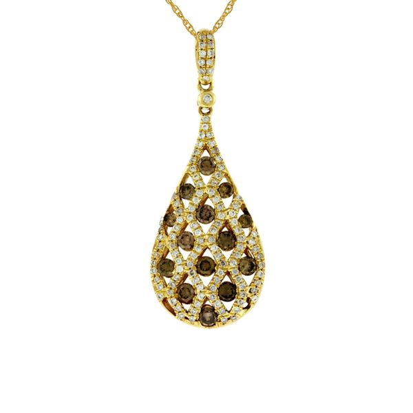 14kt Yellow Gold Mocha Diamond Necklace Don's Jewelry & Design Washington, IA